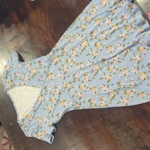Blue floral SO dress, size XS